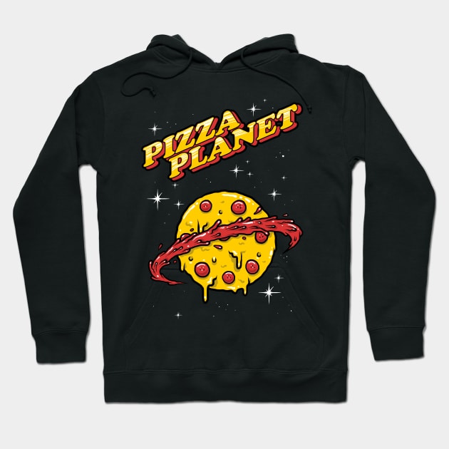 Pizza Planet Hoodie by CyberpunkTees